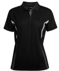 Jb's Wear Casual Wear Black/Charcoal/White / 8 JB'S Women’s Cool Polo 7COP1