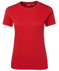 Jb's Wear Casual Wear Red / 10 Cotton Ladies Tee 1LHT