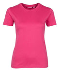 Jb's Wear Casual Wear Hot Pink / 10 Cotton Ladies Tee 1LHT