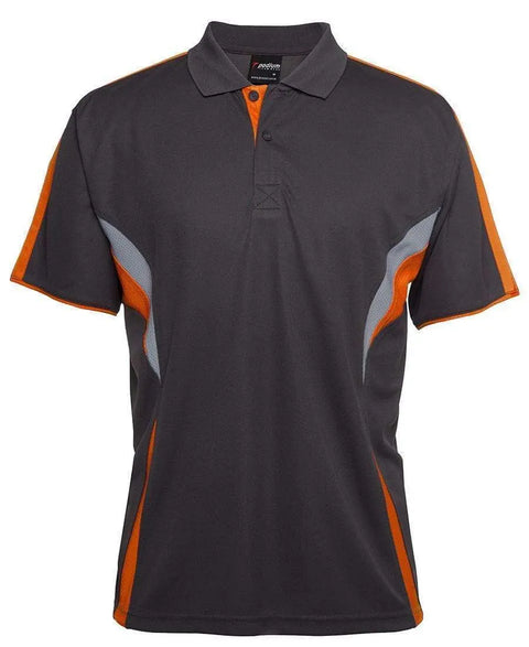 Jb's Wear Casual Wear Gunmetal/Orange/Grey / S JB'S Cool Polo 7COP