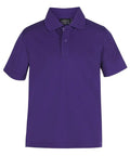 Jb's Wear Casual Wear Purple / 4 JB'S Kid’s Short Sleeve Poly Polo 7KSP