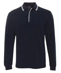 Jb's Wear Casual Wear JB'S L/S Contrast Polo 210XC