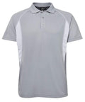 Jb's Wear Casual Wear Grey/White / S JB'S Podium Insert Poly Polo 7IP