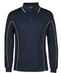 JB'S Wear Casual Wear JB'S podium l/sleeve piping polo 7PIPL
