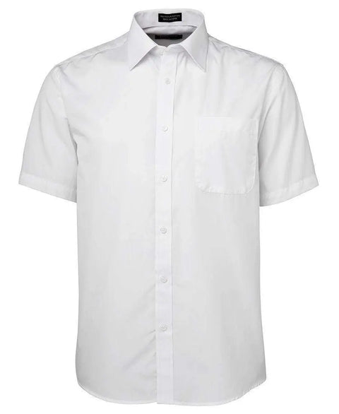 Jb's Wear Corporate Wear White Short Sleeves / S JB'S Long Sleeve & Short Sleeve Poplin Shirt 4P