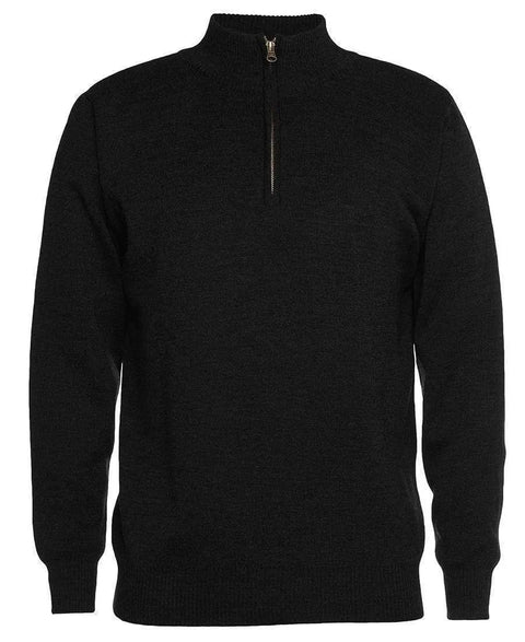 Jb's Wear Corporate Wear Black / S JB'S Men's Corporate 1/2 Zip Jumper 6JHZ