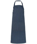 JB'S Bib Striped Apron 5BS Hospitality & Chefwear Jb's Wear Navy/White BIB 86 x 93cm 