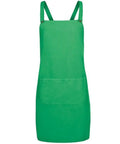 Jb's Wear Hospitality & Chefwear Pea Green / BIB JB'S Cross-Back Canvas Apron (Without Straps) 5ACBC
