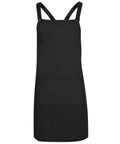 Jb's Wear Hospitality & Chefwear Black / BIB JB'S Cross-Back Canvas Apron (Without Straps) 5ACBC