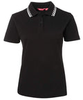 Jb's Wear Hospitality & Chefwear Black/White / 8 JB'S Women’s Chef Polo 5LP
