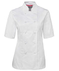 Jb's Wear Hospitality & Chefwear White / 6 JB'S Women’s Short Sleeve Chef's Jacket 5CJ21