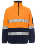 Jb's Wear Work Wear JB'S Hi-Vis 1/2 Zip Polar Fleece Sweat 6DNPF