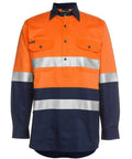 Jb's Wear Work Wear JB'S Hi-Vis Long Sleeve Close Front Shirt 6HWCF