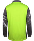 JB's Hi vis long sleeve Southern Cross polo 6HSCL Metro Workwear.