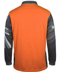 JB's Hi vis long sleeve Southern Cross polo 6HSCL Metro Workwear.