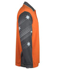 JB's Hi vis long sleeve Southern Cross polo 6HSCL Metro Workwear.