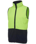 Jb's Wear Work Wear JB'S Hi-Vis Polar Vest 6HVPV