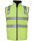 Jb's Wear Work Wear Lime/Navy / S JB'S Hi-Vis Reversible Vest 6D4RV