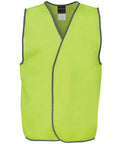Jb's Wear Work Wear Lime / S JB'S Hi-Vis Safety Vest 6HVSV