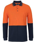 JB's hi vis tradiotional pique polo shirt 6HVQL Metro Workwear.