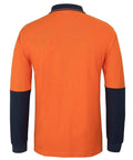 JB's hi vis tradiotional pique polo shirt 6HVQL Metro Workwear.