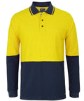 JB's hi vis tradiotional pique polo shirt 6HVQL Metro Workwear.