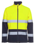 Jb's Wear Work Wear Lime/Navy / XS JB'S Hi-Vis Water Resistant Softshell Jacket 6DWJ