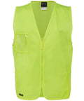 Jb's Wear Work Wear Lime / S JB'S Hi-Vis Zip Safety Vest 6HVSZ