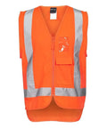 Jb's Wear Work Wear Orange / S JB'S Hi-Vis Zip TTMC-W Vest 6DNDT