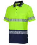 JB'S Wear Work Wear Jb's Hv S/s D+n C/back Segmented Tape Polo 6HMSS
