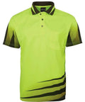 Jb's Wear Work Wear Lime/Black / XS JB'S Hi-Vis Rippa Sub Polo 6HVRS