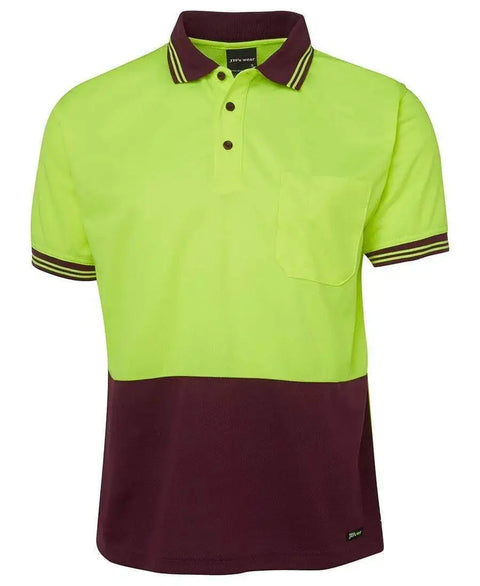 JB'S Hi-Vis Short Sleeve Traditional Polo 6HVPS.