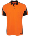 Jb's Wear Work Wear Orange/Black / 2XL JB'S Hi-Vis Short Sleeve Arm Panel Polo 6AP4S