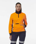 Kinggee Women's Spliced 1/4 Zip Fleece K45008 