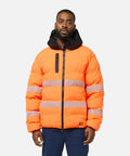 KingGee Hi Vis Biomotion Water Repellent Puffer Jacket K55011 