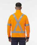 KingGee Hi Vis 1/4 Zip X-Back Taped Fleece K55057 