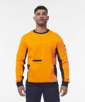 KingGee Hi Vis Spliced Crew Neck Fleece K55062 