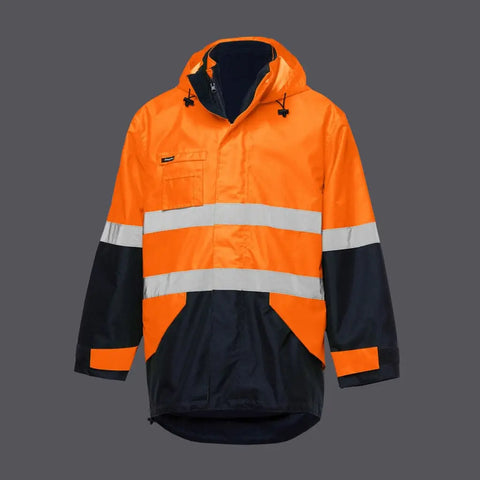 KingGee 4 In 1 Waterproof Wet Weather Jacket K55300 - Allsorts Workwear