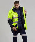 KingGee 4 In 1 Waterproof Wet Weather Jacket K55300 - Allsorts Workwear
