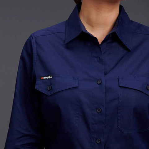 KingGee Women's Workcool 2 Shirt Long Sleeve K69880 - Allsorts Workwear