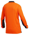 KingGee Work Wear KingGee Workcool 2 Hyperfreeze Hi Vis Polo L/S K54840