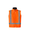 Syzmik Workwear Mens Hi Vis Basic 4 in 1 Waterproof Jacket ZJ220  flash uniforms   