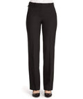 NNT Corporate Wear Black / 6 NNT Elastic Waist Straight Leg Pant CAT3NY