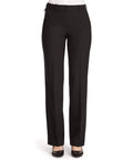 NNT Corporate Wear Black / 6 NNT Elastic Waist Straight Leg Pant CAT3NY