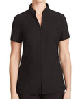NNT Corporate Wear Black / 6 NNT Zip Front Tunic CATU68