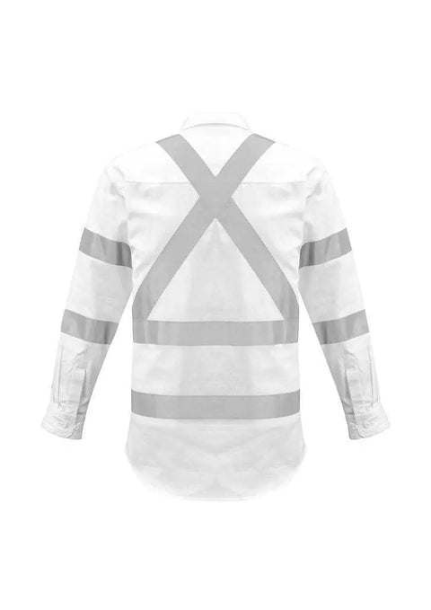 SYZMIK Men’s Bio-Motion X Back Shirt ZW621 Work Wear Syzmik White XXS 