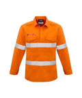 SYZMIK Men’s Closed Front Hoop Taped Shirt ZW134 Metro Workwear.