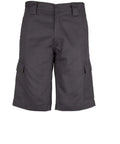 SYZMIK Men’s Drill Cargo Shorts ZW012 Work Wear Syzmik Charcoal 72 