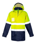 SYZMIK Men’s Ultralite Waterproof Jacket ZJ357 Work Wear Syzmik Yellow/Navy XXS 