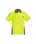 SYZMIK mens komodo polo zh320 Work Wear Syzmik Yellow/Charcoal XXS 